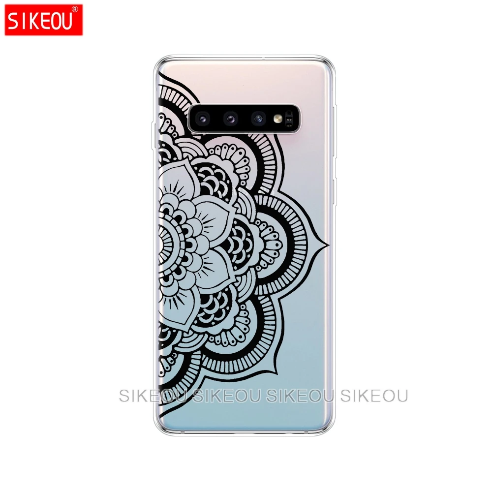 Для samsung Galaxy S10 чехол S10Plus Силиконовый ТПУ чехол для телефона S10 E чехол для samsung S10 Plus G975F S 10 SM-G973F прозрачный - Цвет: 61004