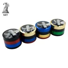 SY 4 слоя 63 мм металлический Травяной измельчитель табака мельница для дыма специй дробилка ручная мельница аксессуары для курения