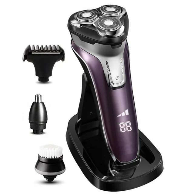 Buy 4in1 Rotary cleaning shaver set rechargeable
