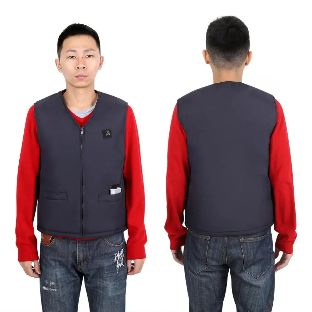 USB Electric Heating Vest Temperature Adjustment Thermal Corset Winter Warm Up Jacket Vest Outer Jacket Heated Pads Warm Coat USB Electric Heating Vest Temperature Adjustment Thermal Corset Winter Warm Up Jacket Vest Outer Jacket Heated Pads Warm Coat