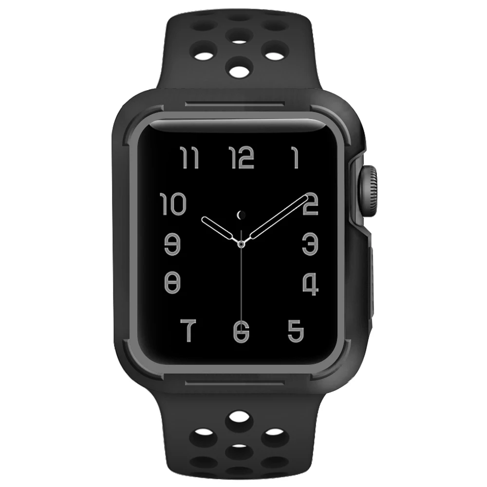 Guyo универсальный силиконовый чехол для Apple Watch тонкий защитный бампер чехол для Apple Watch 42mm серии 3 2 1 38 мм