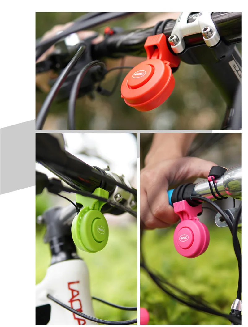 TWOOC электровелосипед с usb-разъемом Ladung Bike Radfahren 120db Lenker Ring Glocke 3 Mouse Sounds Sicherheit Wasserdichte Bike