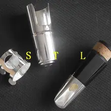 Посеребренный металлический мундштук кларнета BB Лигатура и крышка детали кларнета