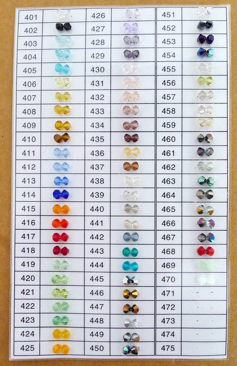 Colour card 21