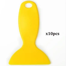 EHDIS 10 шт. желтый пластиковый скребок для скребка автомобильный аксессуар пленка для установки скребок Инструменты для тонирования окон наклейки инструменты