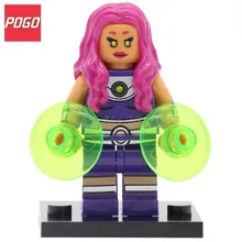 POGO Starfire DC Legion of Super Heroes Legoedly Blocks Mini Dolls Building Brick Single Sale Educational