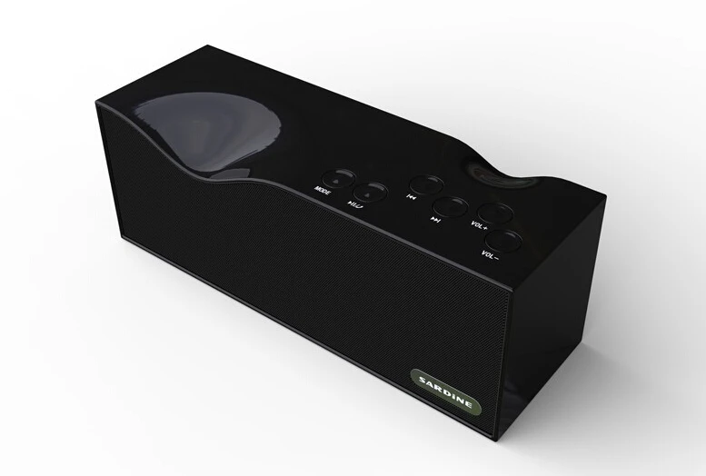 

Mini Wireless Portable Bluetooth Speaker Metal Hifi Speakers Amplifier Stereo Sound Box with FM radio mic
