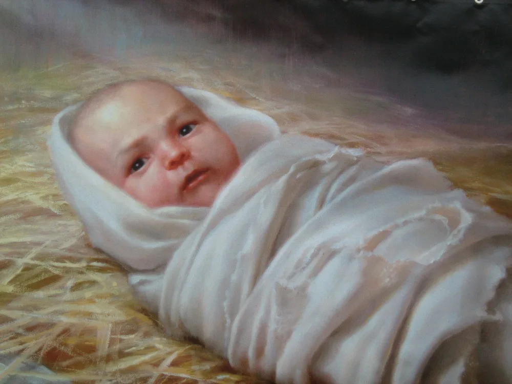 Free Shipping Famous Painting of jesus christ The Newborn King By Joseph  Brickey paintings,baby Juses canvas oil painting|painting galleries|painting  paperpaintings made in china - AliExpress