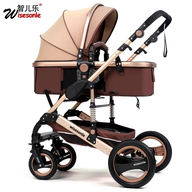 

Baby stroller high landscape can sit and fold two-way four-wheel shock absorber winter and summer baby stroller baby carriage