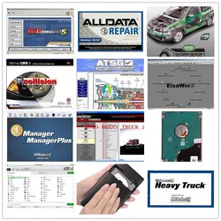 Лучшее качество Alldata 10,53 Митчелл по запросу программное обеспечение professional Auto diagnostic все данные 1 ТБ HDD Mitchell Elsawin Vivid ATSG