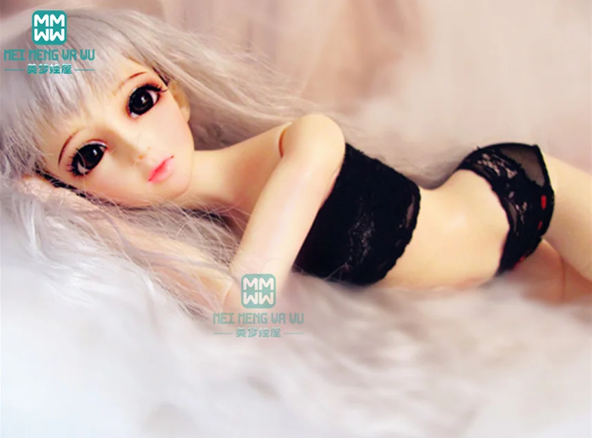 Аксессуары для куклы BJD 1/3 BJD DD MSD кукла сексуальный черный кружевной костюм из трех частей