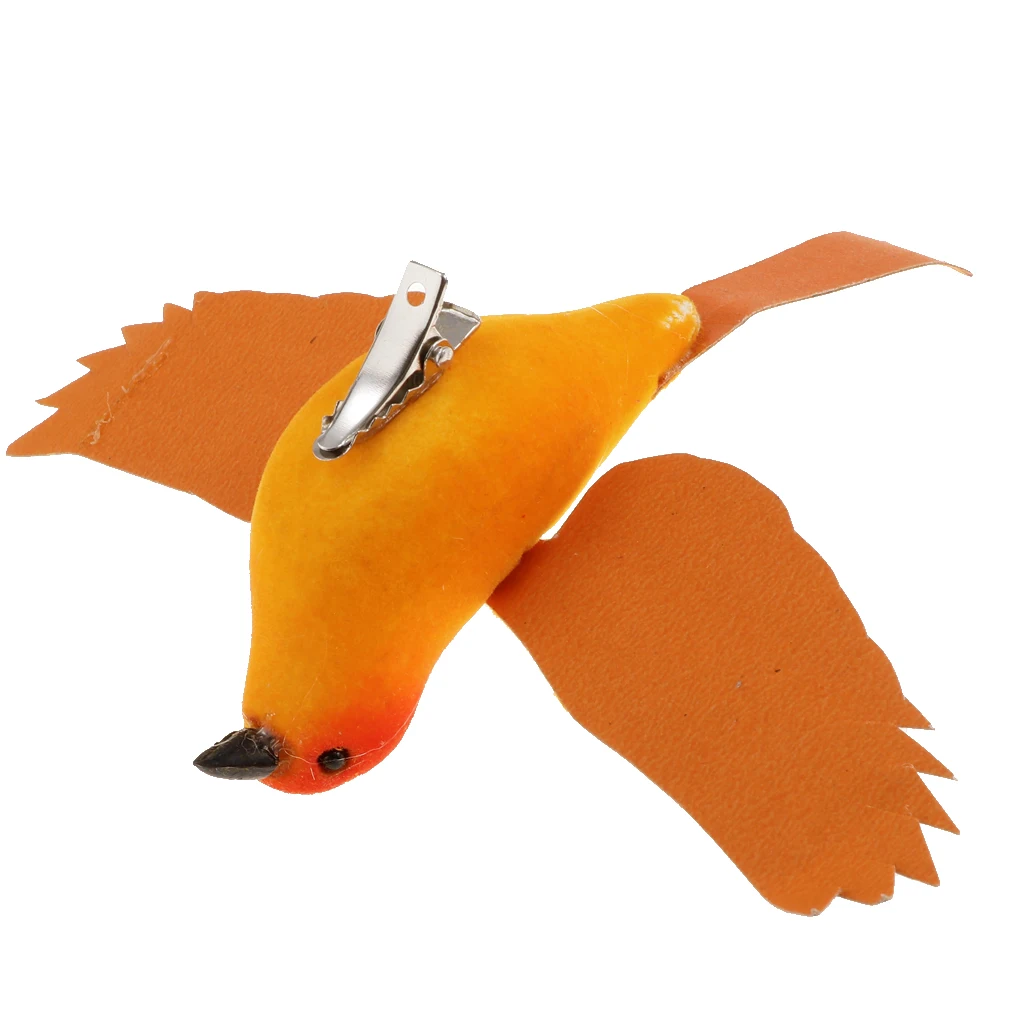 Spreading Winds Artificial Feathered Foam Birds Home Garden Sculptures Wedding Decor Home Garden Decorations