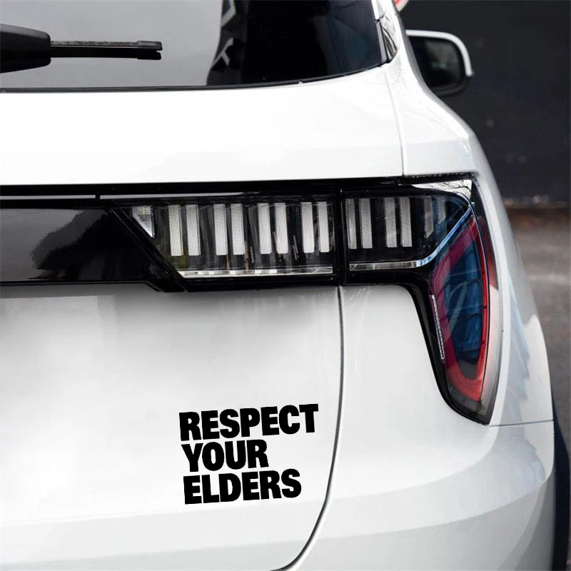 Vinyl Decal Sticker..Respect Your Elders..VW..Funny..Car Truck Window