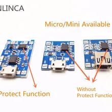 1-10 шт. MICRO mini USB порт TP4056 4056E 1A литиевая батарея зарядная плата модуль зарядного устройства с защитой двойные функции