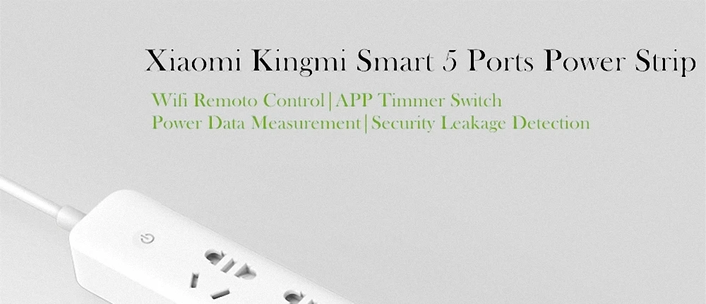 Original Xiaomi Qingmi Smart Home Power Strip 35 Ports 3 USB Fast Charging5 Jacks Extension Socket Plug WiFi Mijia APP Remote (15)
