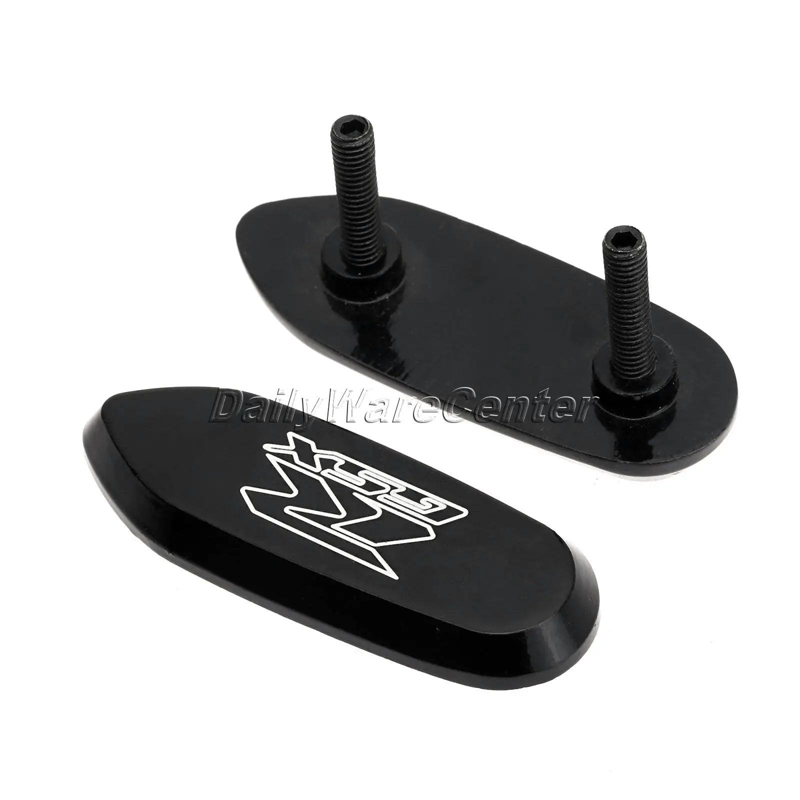 

2016 New 2X Black Mirrors Block Off Base Plates For 2006-2012 Suzuki GSX-R 600 750