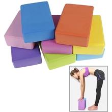 Красочные пенопластовые блоки EVA блоки для йоги упражнения фитнес-инструмент упражнения тренировка блок для растяжки тела формирование здоровья тренировки