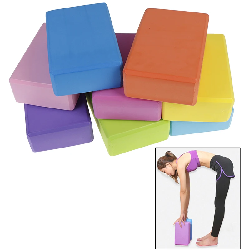 Colorful Foam Block EVA Yoga Block Brick Exercise Fitness Tool Exercise
