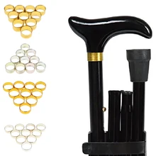 10 шт. ошейники из алюминиевого сплава для трости, 20x13 мм/22x6 мм