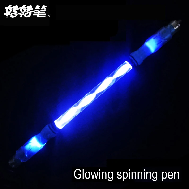 Спиннинговая ручка zhigao, детские игрушки, светящийся светильник, технология блеска, ручка, Антистатическая ручка, Вращающаяся ручка, светящаяся в темноте, игрушки