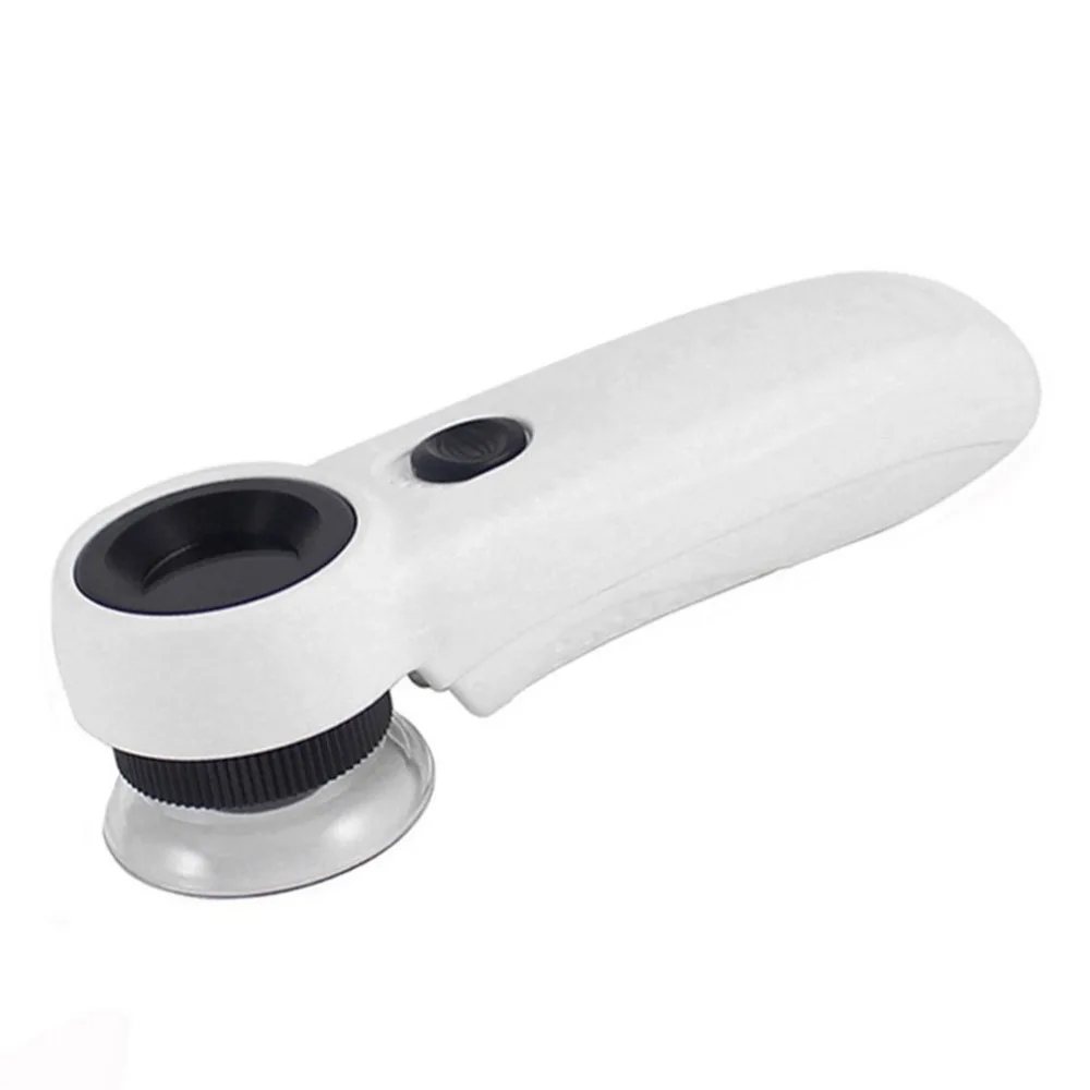 Lens with LED Lights Handheld Reading And Identification Jewelry High Magnification Magnifier | Инструменты
