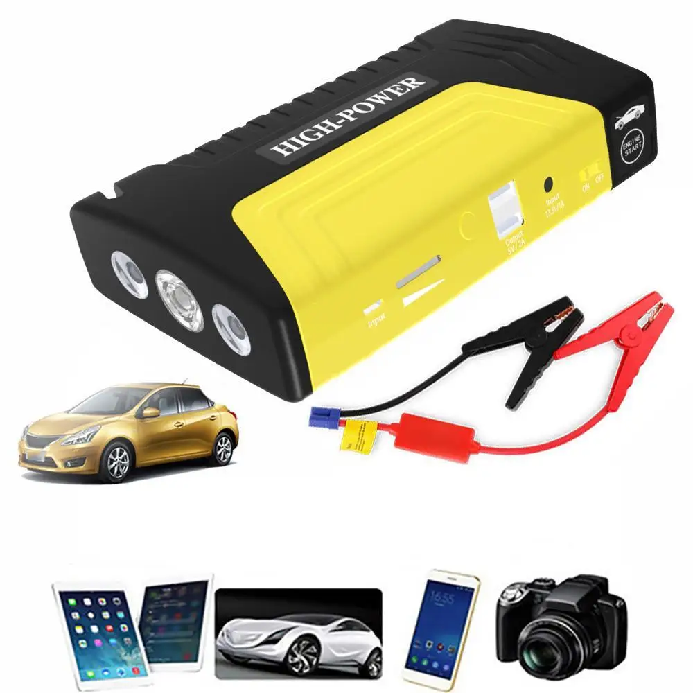 

Portable 12V Car jump starter Great discharge rate Diesel power bank for car Motor vehicle booster start jumper battery