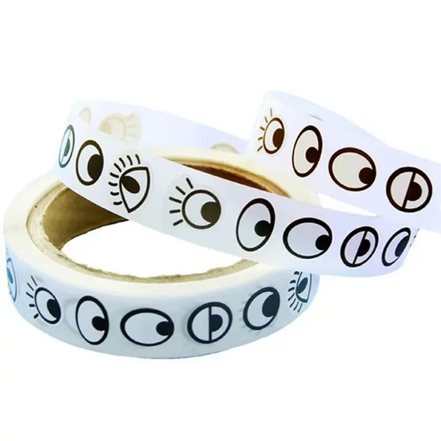 Adhesive Eye Stickers Children's Handmade Diy Black And White Color