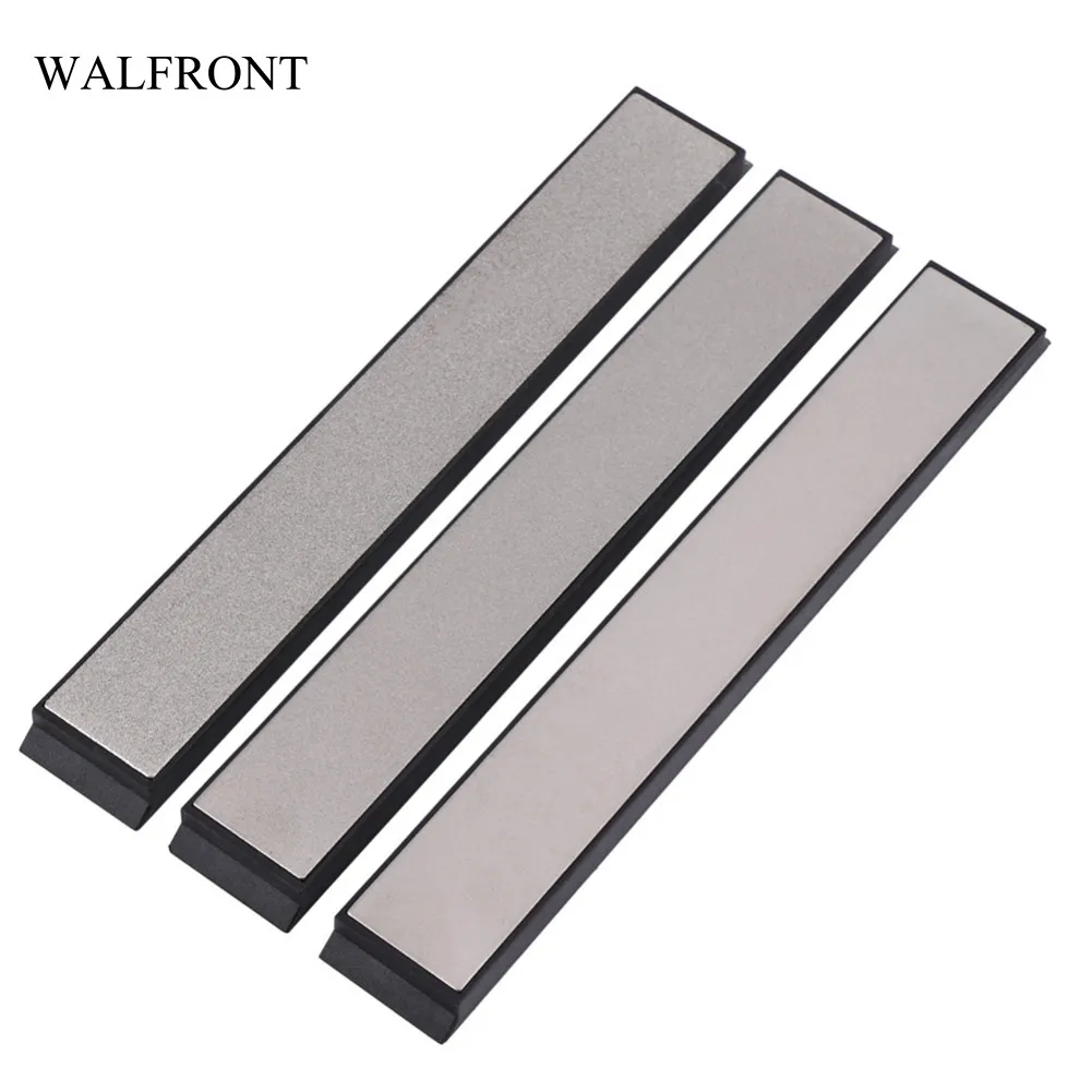 

WALFRONT Diamond Sharpening Stone Kitchen Abrasive Tools Edge Fixd Angle Double Sides Cutter Sharpener Professional Whetstone