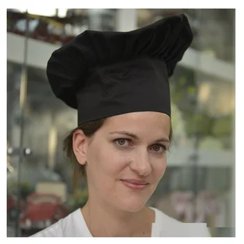 

(10pcs)cotton hats Food cooks hot style hotel restaurant kitchen working cap west bakers pastry chef white hat cooker stuff