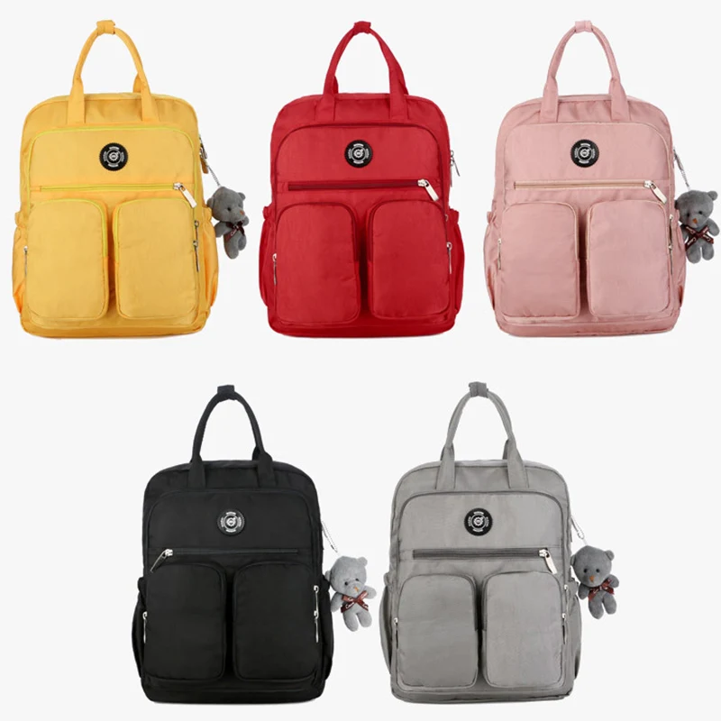 

Women Backpack Multi-pocket Large Capacity Waterproof for Outdoor Travel School WF 668