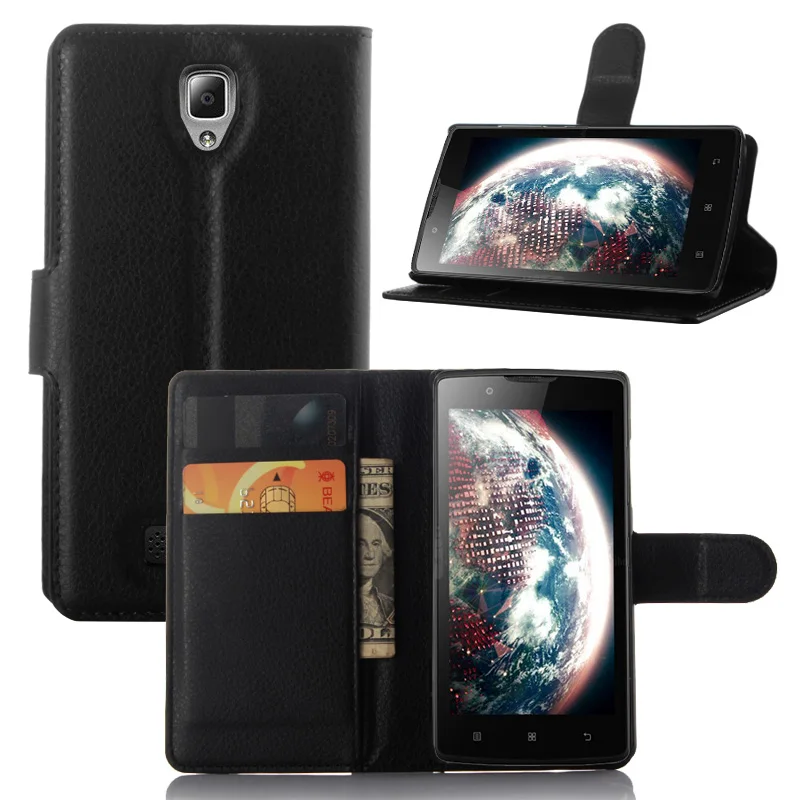 Новый флип бумажник стиль искусственная кожа Cas для Lenovo A2010 чехол с функцией