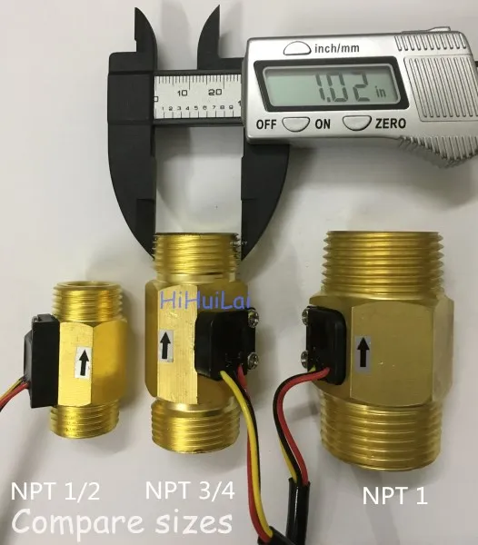 NPT1 Brass flow sensor switch meter (5)