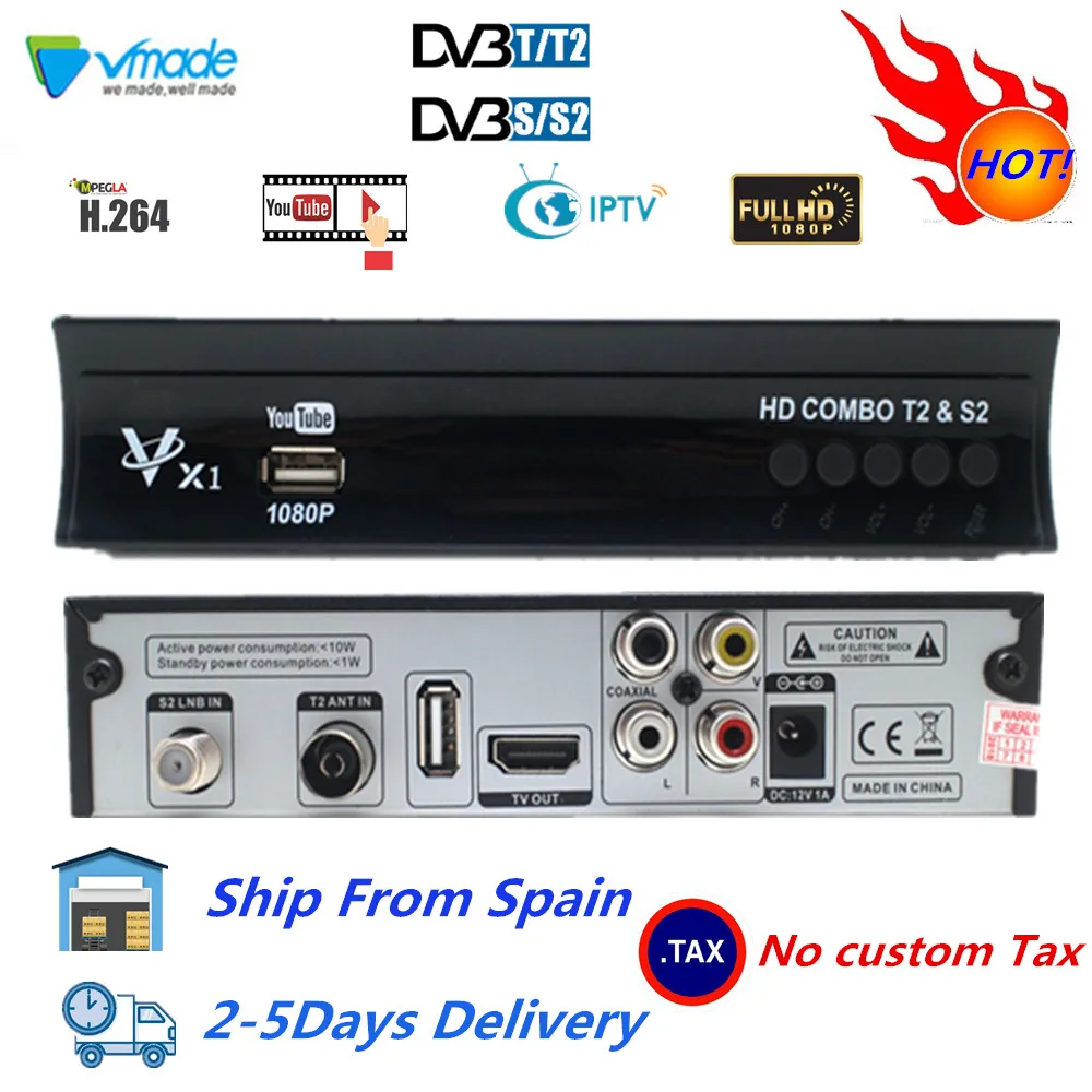 

DVB-T2 DVB-S2 HD Digital Terrestrial Satellite TV Receiver DVB T2 S2 COMBO H.264 MPEG-4 Support Dobly AC3 Bisskey Free Shipping