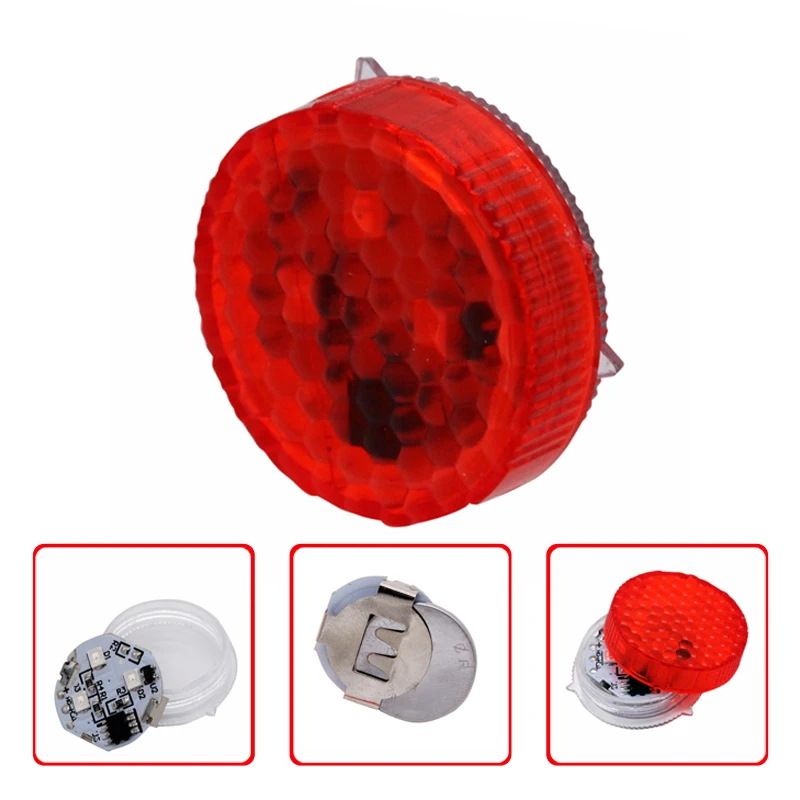 SUNKIA 2PCS Magnetic Wireless LED Car Door Opening Warning Lights Strobe Flashing Anti Rear-end Collision LED Safety Lamps