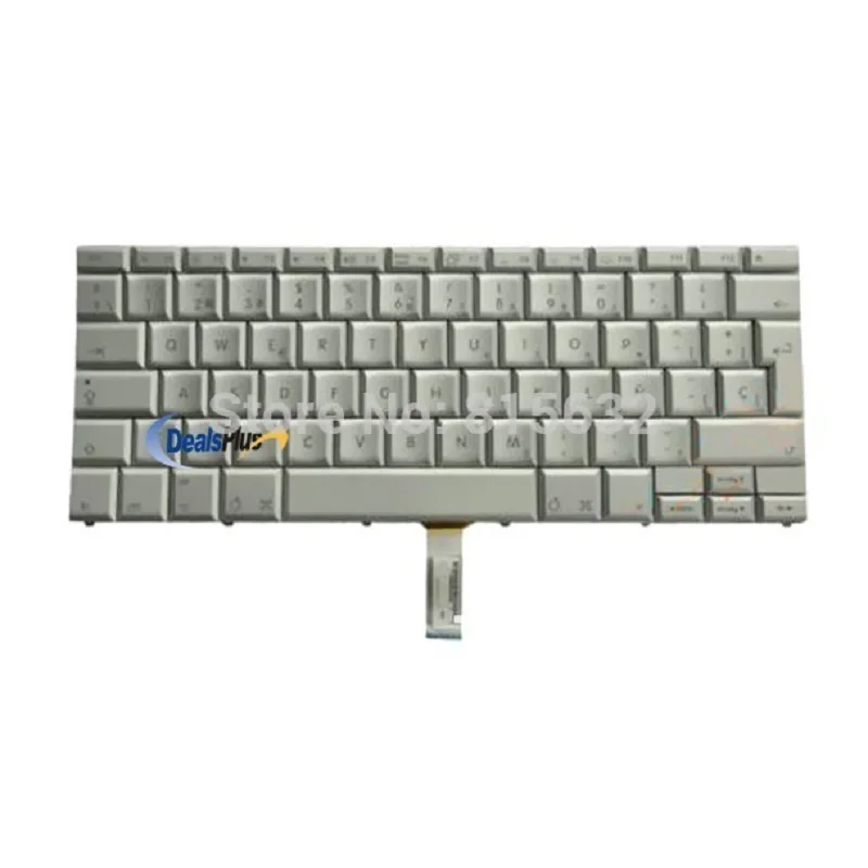 

FOR Tested Apple MacBook Pro 17" A1229 Spanish Keyboard Silver