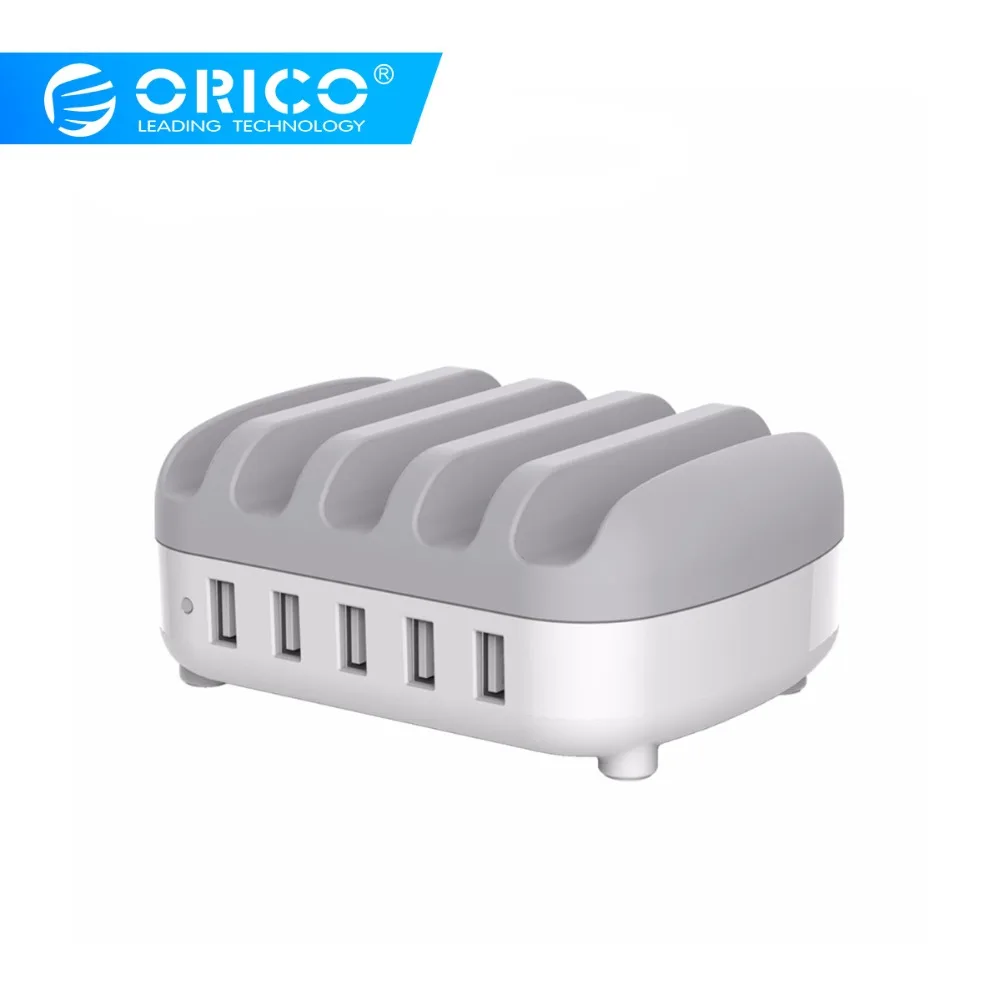 ORICO 5 ميناء USB وحدة شاحن قفص الاتهام مع حامل هاتف 5V2. 4A * 5 40 W ماكس ل Xiaomi هواوي فون و الكمبيوتر اللوحي ORICO 5 ميناء USB وحدة شاحن قفص الاتهام مع حامل هاتف 5V2. 4A * 5 40 W ماكس ل Xiaomi هواوي فون و الكمبيوتر اللوحي