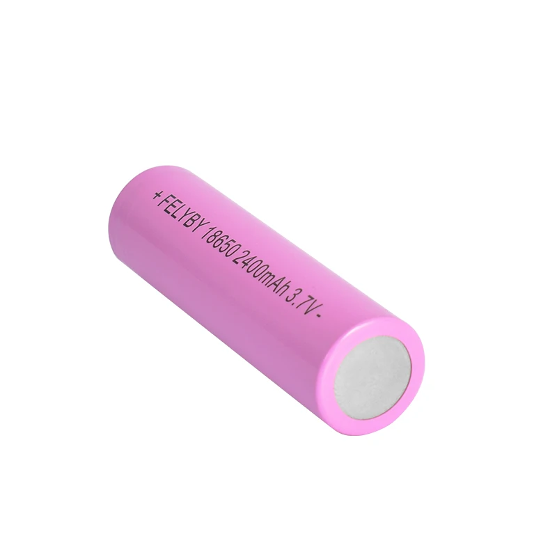 FELYBY 18650 батарея высокого качества аккумуляторная 3 7 V батареи 2400mAh bateria литиевая