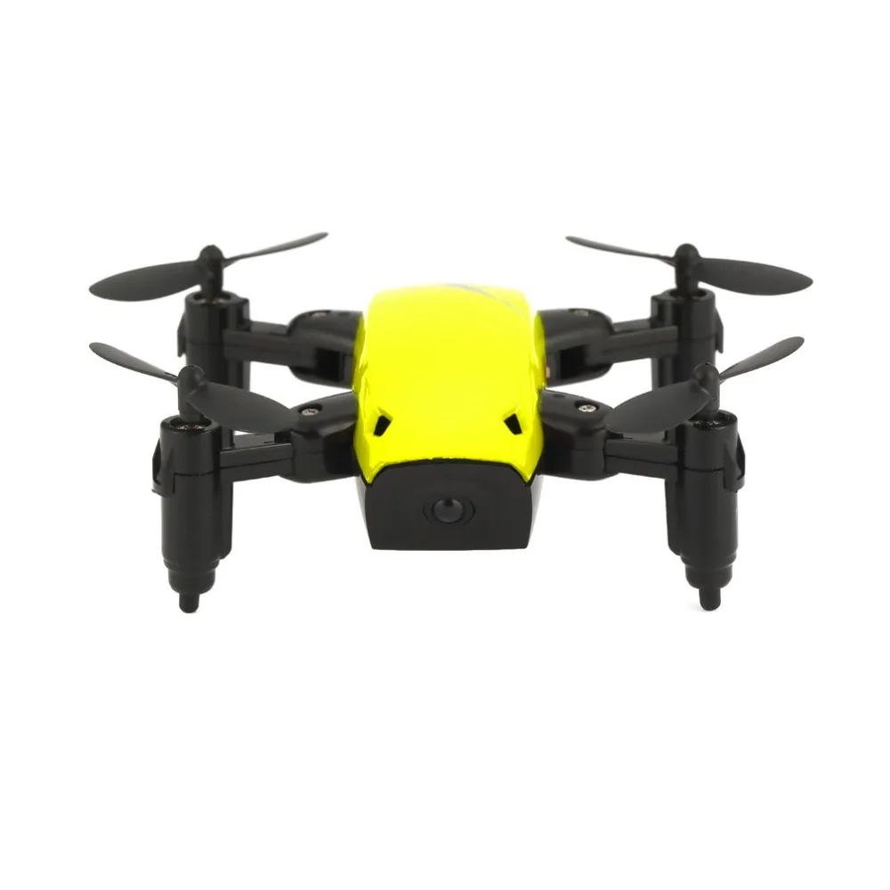 S9W складной RC Мини Дрон Карманный Дрон микро Дрон вертолет с wifi FPV 0.3MP камера 360 градусов