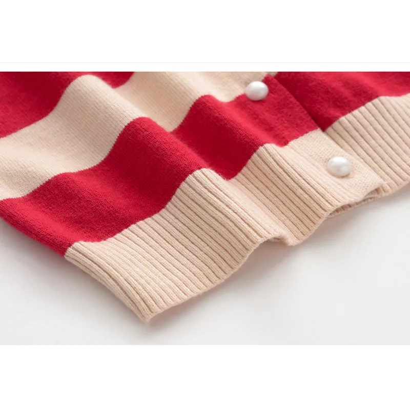 Кардиган вязаный в полоску для девочек 3 8 лет|girls cardigan sweater kids|knit kidskids knit |