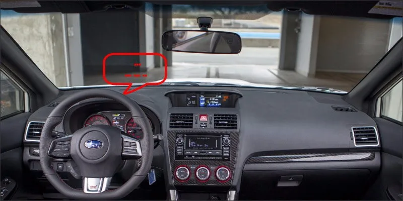 Для Subaru WRX STI-безопасность вождения автомобиля HUD дисплей экранный проектор Проекция на лобовое стекло