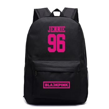 

Hot Sale BLACKPINK Backpack Jisoo Women Book Bags Jennie Fashion New Pattern Mochila Beautiful Students Back to School Rucksack
