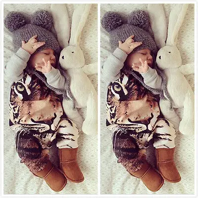 Комплект одежды для маленьких мальчиков и девочек костюм с изображением