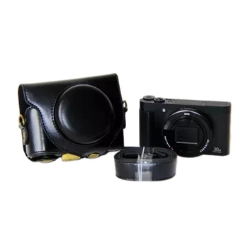 

PU Leather Camera Case Shoulder Bag Hard Bags For Sony HX90V HX90 WX500 DSC-HX90V DSC-HX90 DSC-WX500 Digital Camera