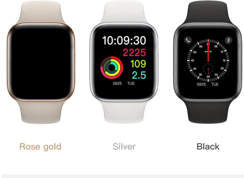 Женские Смарт-часы розовое золото IWO 8 44 мм Подключение Smartwatch для iOS iPhone 5 6 7 9 huawei 2 sony 3 Android