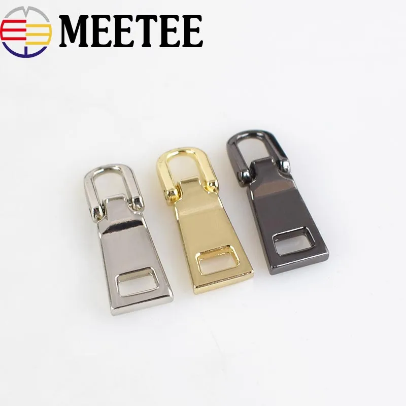 1 шт. Meetee 80/100/120 см автоматический металлический замок молния двойной слайдер застежки-молнии для куртки пальто DIY сумка Аксессуары для шитья одежды