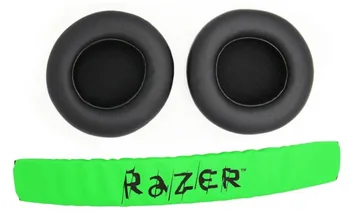 

1 Set Replacement Headband Head band parts + Ear pads Cushion For Razer Kraken Pro 7.1 or Electra Gaming Headphones