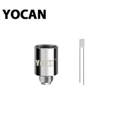 Оригинальный 15 шт. Yocan Стикс катушки 1.8ohm голову катушки изготовлен из передовых Керамика для Стикс комплект или Стикс картридж VAPE катушки