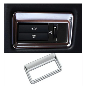 

Chrome Tail Door Button Cover Trim Sticker for For Jaguar XF XJ XJL Car Accessories