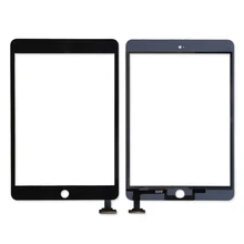 Высокое качество для iPad Mini 3 Mini3 A1599 A1600 A1601 сенсорный экран Оцифровка стекло объектив черный или белый Whie 3M клей