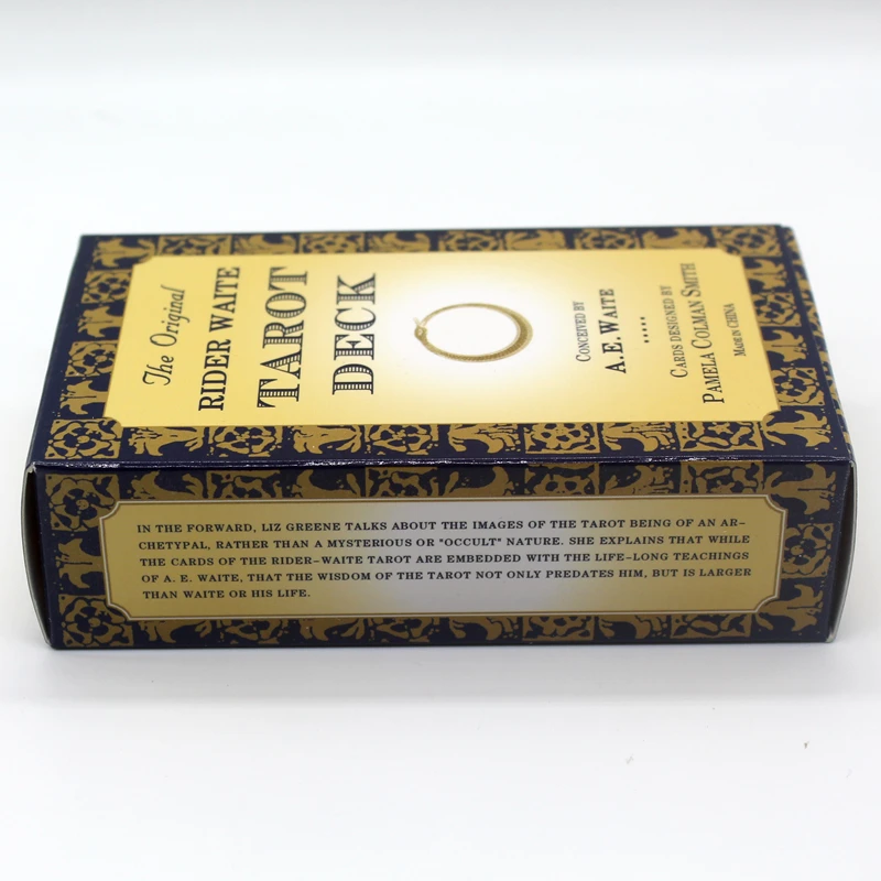 Best The Original Rider Waite Tarot Deck Full English Tarot Cards Game With English Booklet Instructions Tarot Board Game
